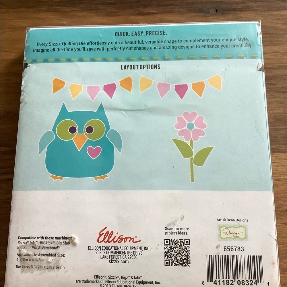 Lot of 5 Sizzix Bigz Die Troquel Set - Floral Owl and Butterflies Designs EUC - Picture 5 of 15